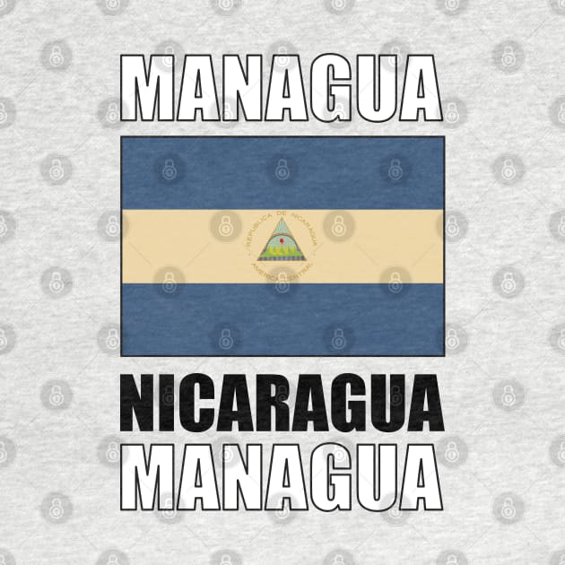 Flag of Nicaragua by KewaleeTee